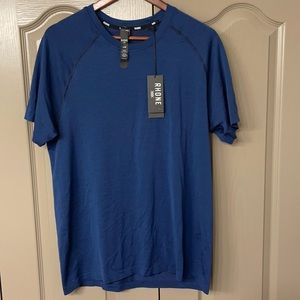 Rhone Reign Tech Short Sleeve Blue